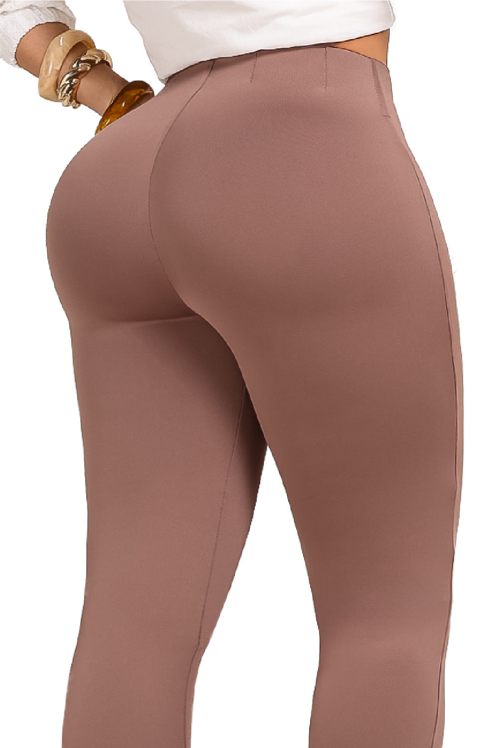ESSENTIALS BLACK SMI1402 – Leggings con faja interna y efecto lifting extra Skinny