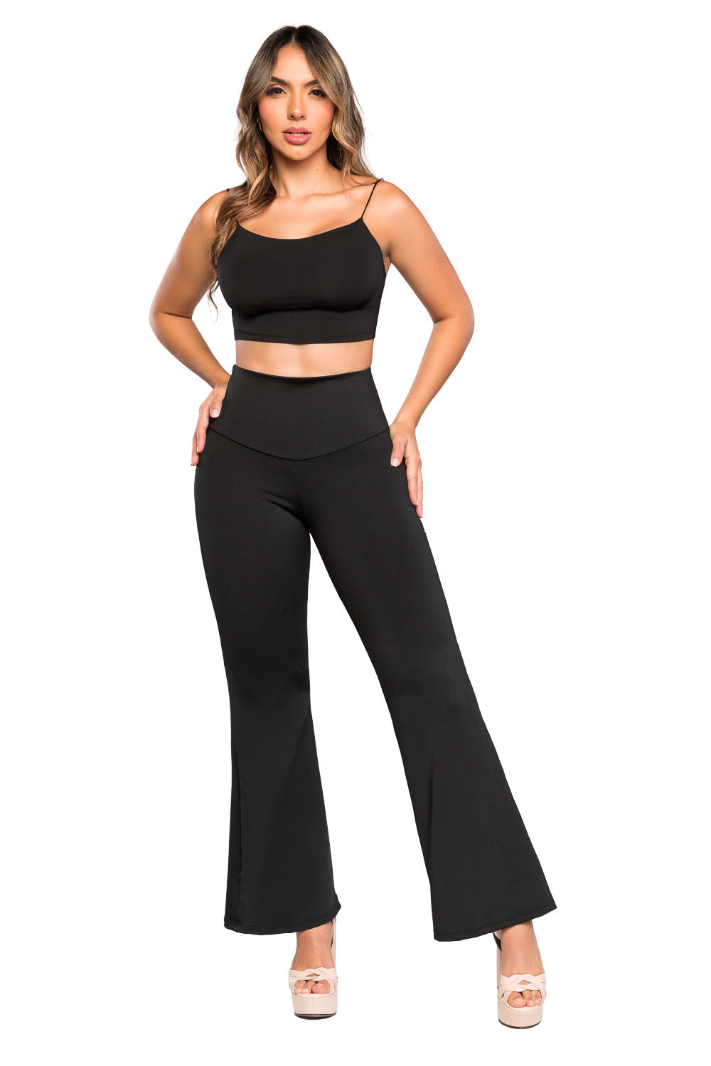 SMI0092 Legging bota campana Ultrainvisible con lifting extra y faja integrada