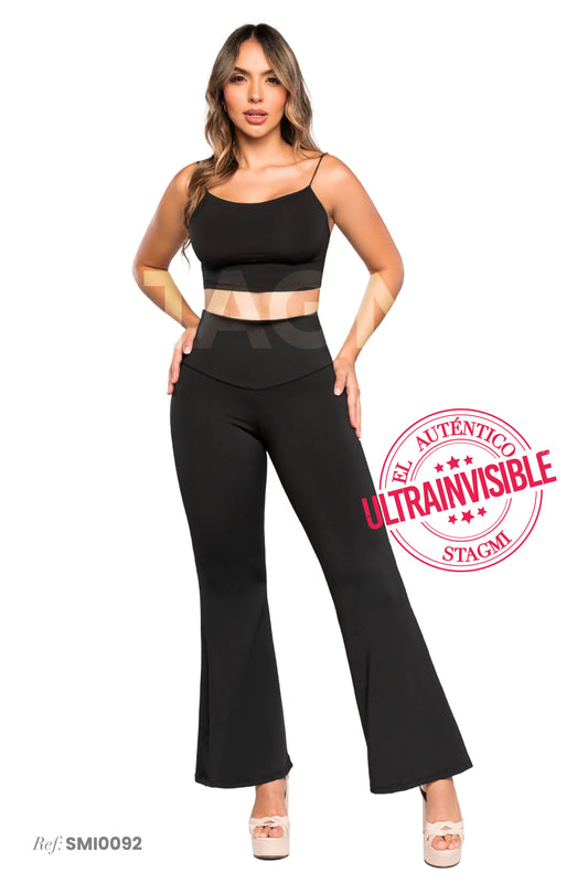 ESSENTIALS BLACK SMI0092 – Leggings con faja interna y efecto lifting extra Campana