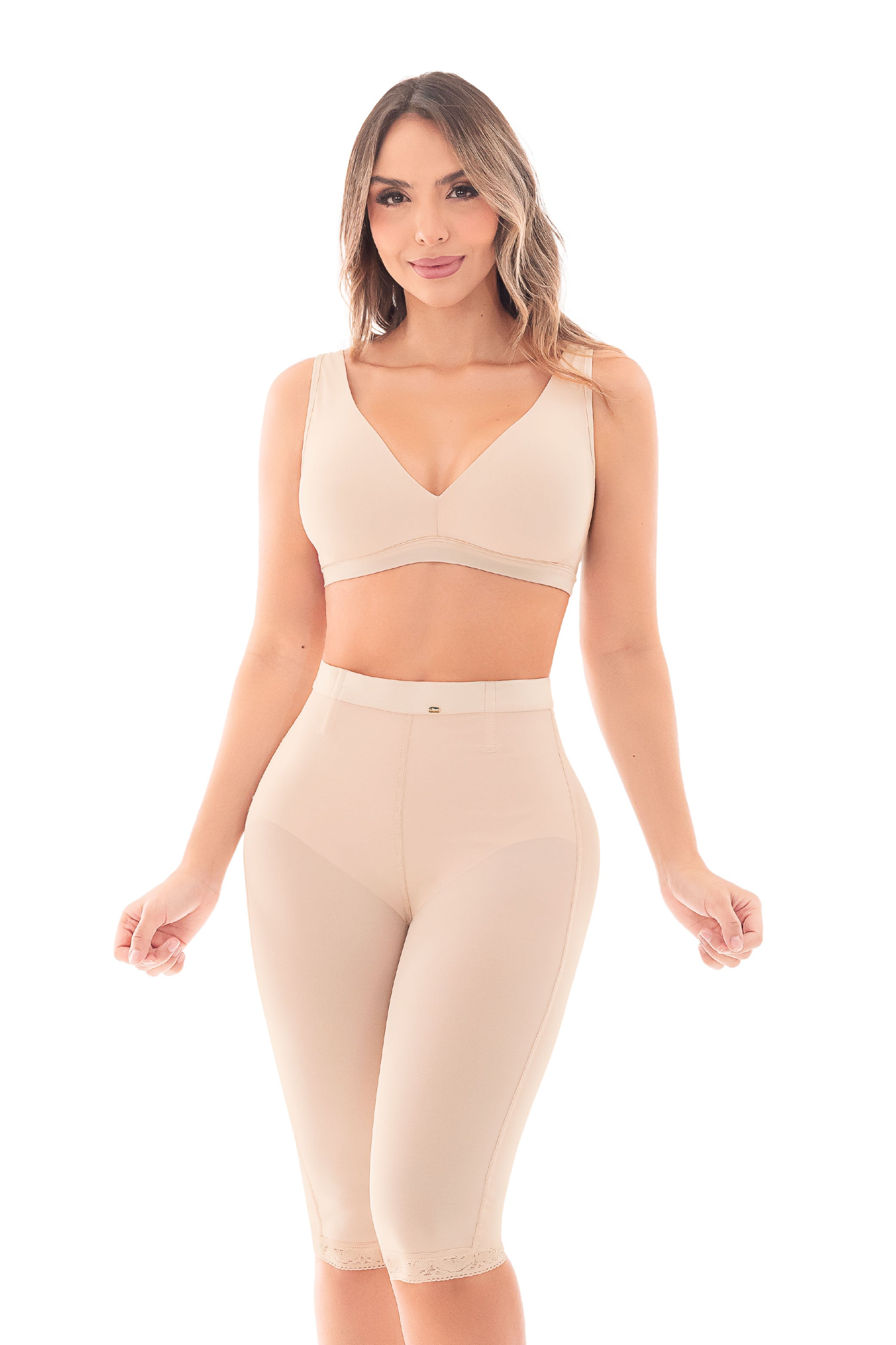 Panty Largo UltraInvisible Levanta Cola SMI04002 | Moldeador de Piernas y Glúteos con Tanga Gratis