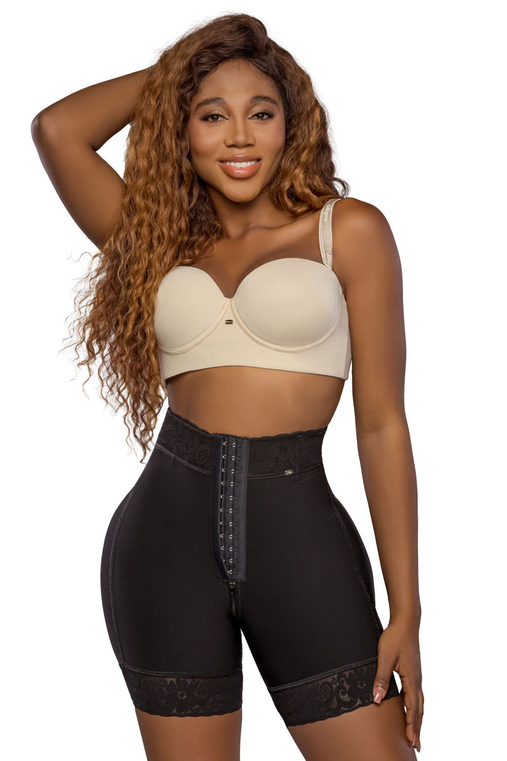 Panty Moldeador SMI04028 La Seductora con abrochadura frontal y lifting extra