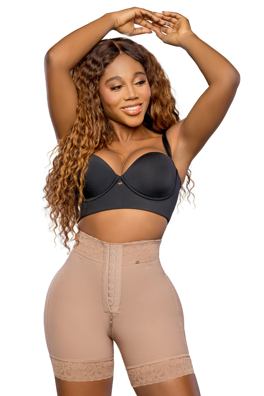 Panty Moldeador SMI04028 La Seductora con abrochadura frontal y lifting extra