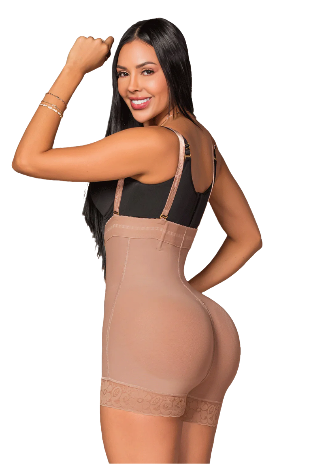 Faja Strapless Supercorta con 3 Niveles de Talla, Tirantes Delgados, UltraInvisible TommyTopControl SMI7137 | Transformación con Moldeo y Lifting Natural