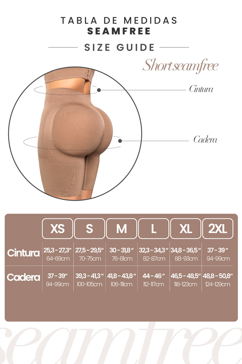 Short Moldeador Cero Costuras – Realce natural y confort diario SMI04052