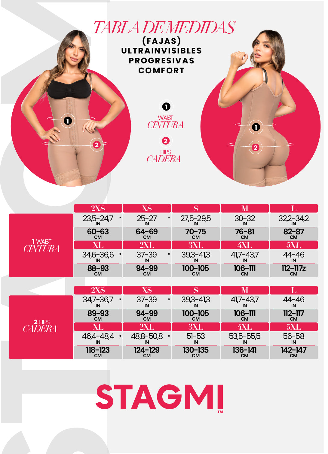 Faja Ultrainvisible SMI7131 LA DIOSA con triple efecto lifting